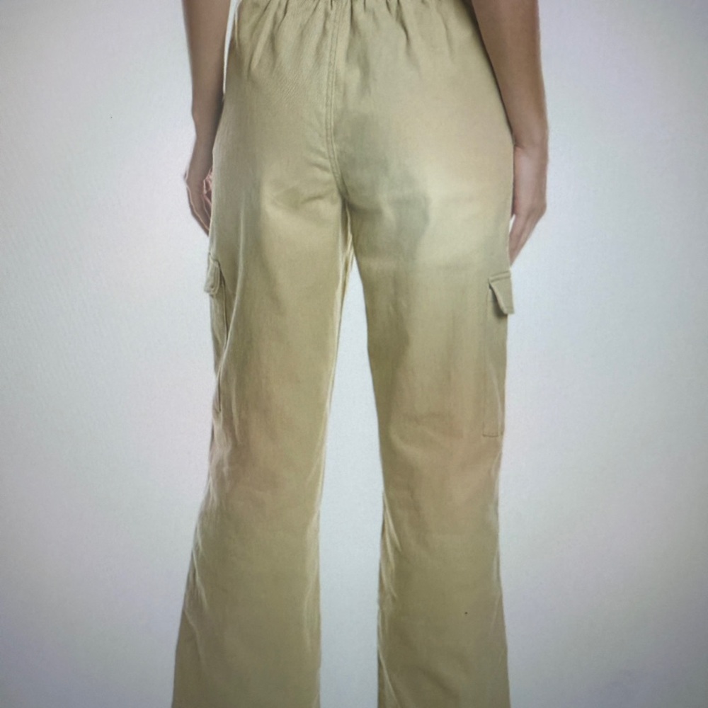 Women's Tan Lea & Viola Cargo Pants. Purchased at Saks